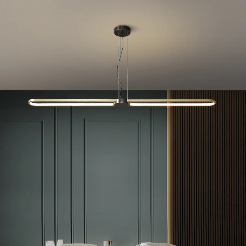Nordic restaurant chandelier led long light luxury all copper table lamp simple modern designer office Chandelier
Nordic restaurant chandelier led long light luxury all copper table lamp simple modern designer office Chandelier