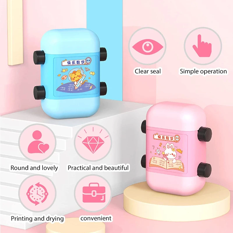 Rolling Stamp Mathematics Teaching Tool: 2-in-1 Addition and Subtraction Seal for Kids Within 100, School Supplies for Students
Rolling Stamp Mathematics Teaching Tool: 2-in-1 Addition and Subtraction Seal for Kids Within 100, School Supplies for Students