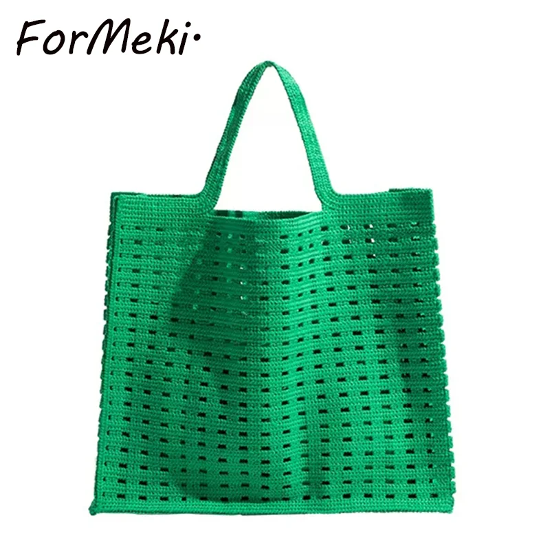 2023 New Retro Tote Bag Handmade Hollow Out Cotton Bag Casual Large Shopping Knitted Bag
2023 New Retro Tote Bag Handmade Hollow Out Cotton Bag Casual Large Shopping Knitted Bag