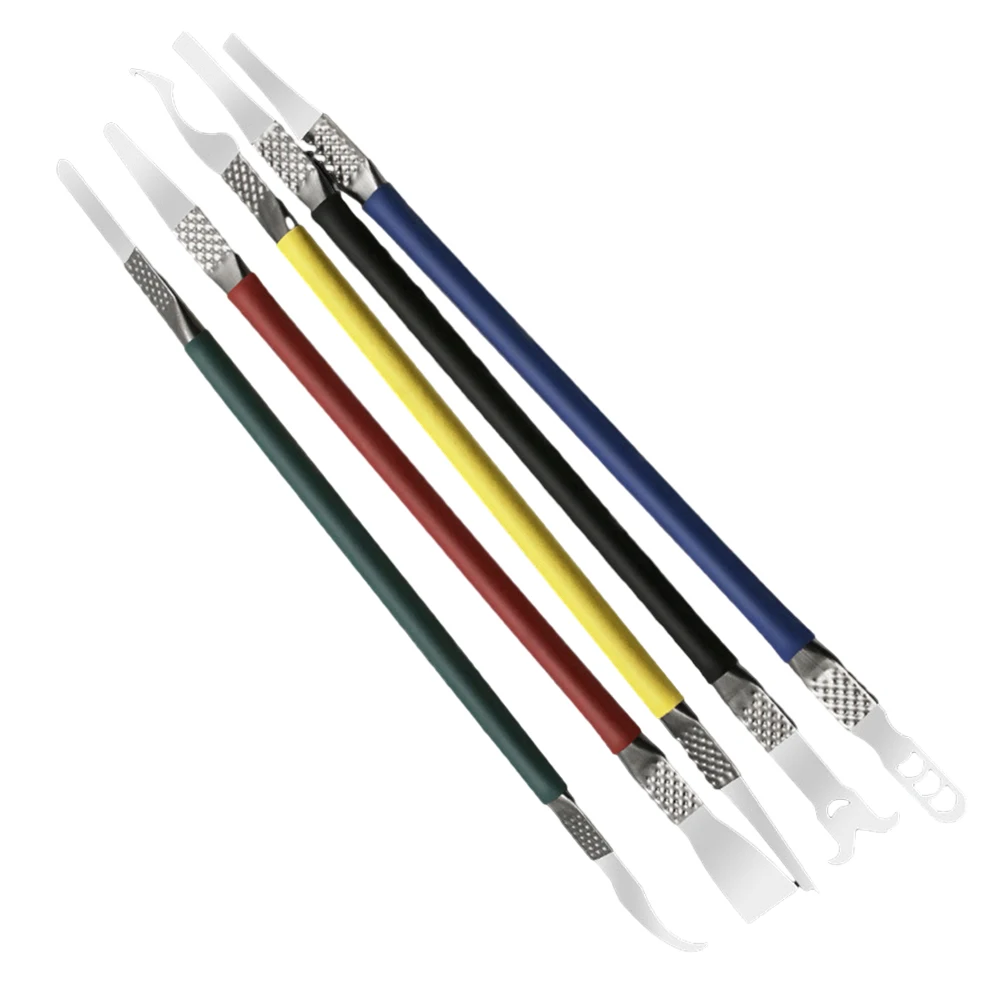 Durable Removal Crowbar Phone Repair Tools Opening Tool 5pcs/set Disassembly Blades Pry For Repairing CPU IC Chip
Durable Removal Crowbar Phone Repair Tools Opening Tool 5pcs/set Disassembly Blades Pry For Repairing CPU IC Chip