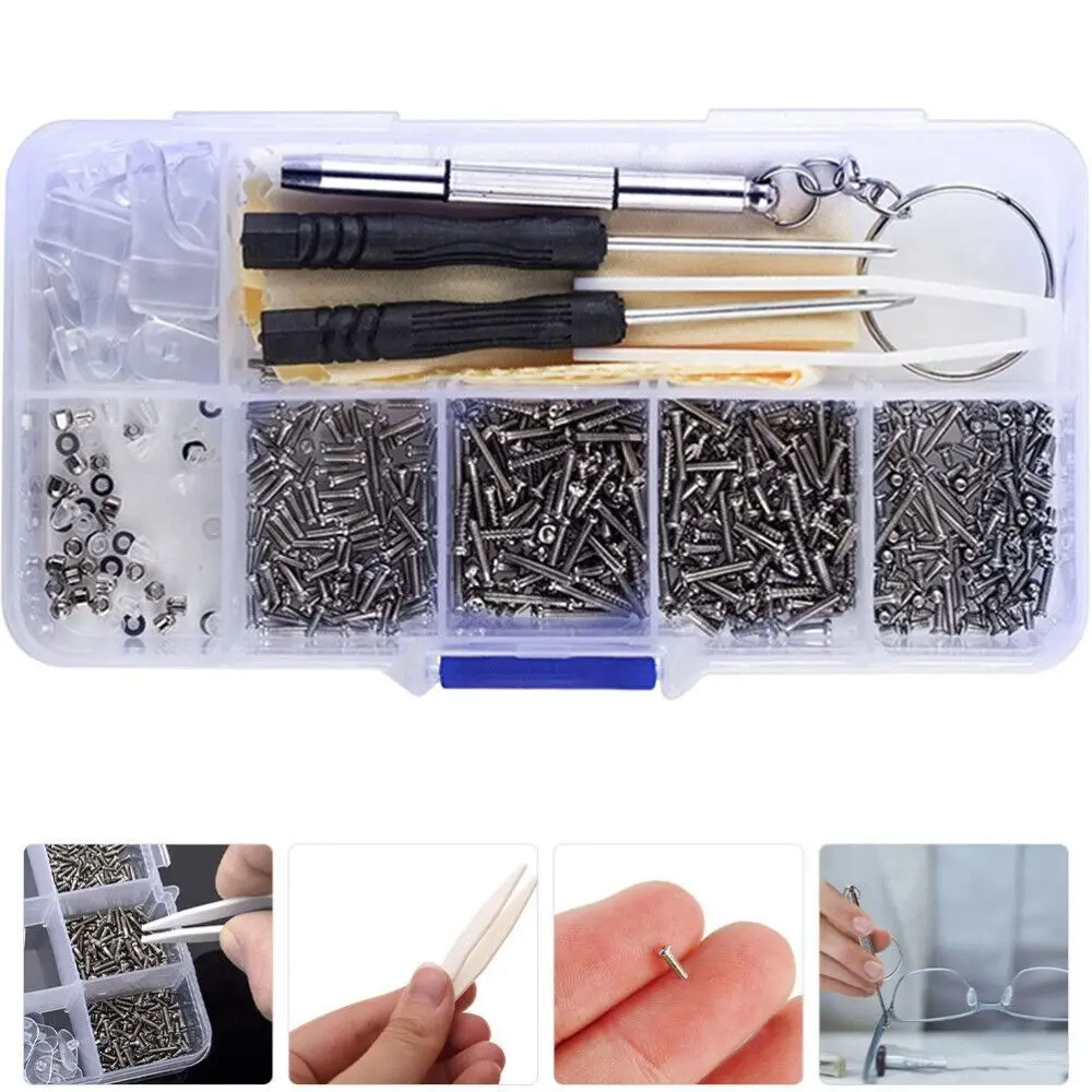 Stainless Steel Eyeglasses Repair Set Eyeglasses Accessories Silicone Glasses Repair Screws Ear Hook Eyeglasses Anti-slip Cover
Stainless Steel Eyeglasses Repair Set Eyeglasses Accessories Silicone Glasses Repair Screws Ear Hook Eyeglasses Anti-slip Cover