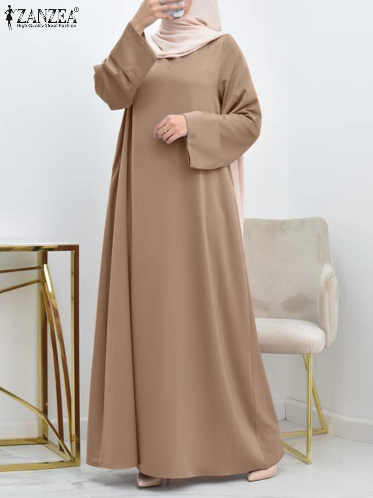 Модный сарафан ZANZEA Abaya хиджаб женское мусульманское платье осеннее однотонное вечернее платье Дубай турецкий джилбаб мусульманская одежда кафтан
Модный сарафан ZANZEA Abaya хиджаб женское мусульманское платье осеннее однотонное вечернее платье Дубай турецкий джилбаб мусульманская одежда кафтан