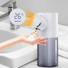 Machine Liquid Automatic Soap Dispenser Touchless Sensor Foam with Temperature Display USB Hand Sanitizer Dispenser Rechargeable
Machine Liquid Automatic Soap Dispenser Touchless Sensor Foam with Temperature Display USB Hand Sanitizer Dispenser Rechargeable