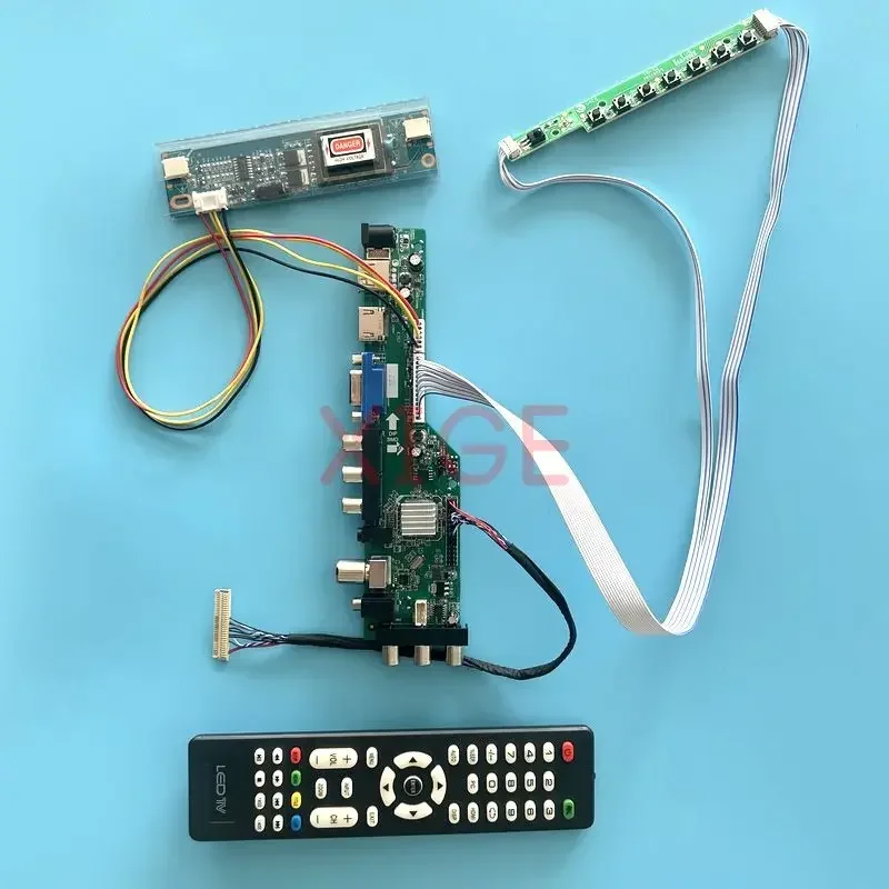 LCD Controller Board Fit LTN154AT08 LP154WX3 TX39D80VC1GAA DVB Digital 2CCFL 1280*800 IR+AV+USB+HDMI+VGA Monitor 30Pin LVDS Kit
LCD Controller Board Fit LTN154AT08 LP154WX3 TX39D80VC1GAA DVB Digital 2CCFL 1280*800 IR+AV+USB+HDMI+VGA Monitor 30Pin LVDS Kit