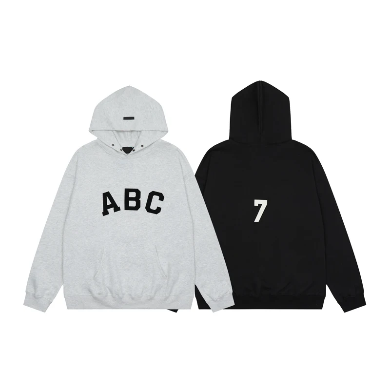 

American High Street ESSENTIALS Hoodie Y2k Capital Letter Printed Hoody Sweatshirt Classic High-quality Cotton Winter Pullover