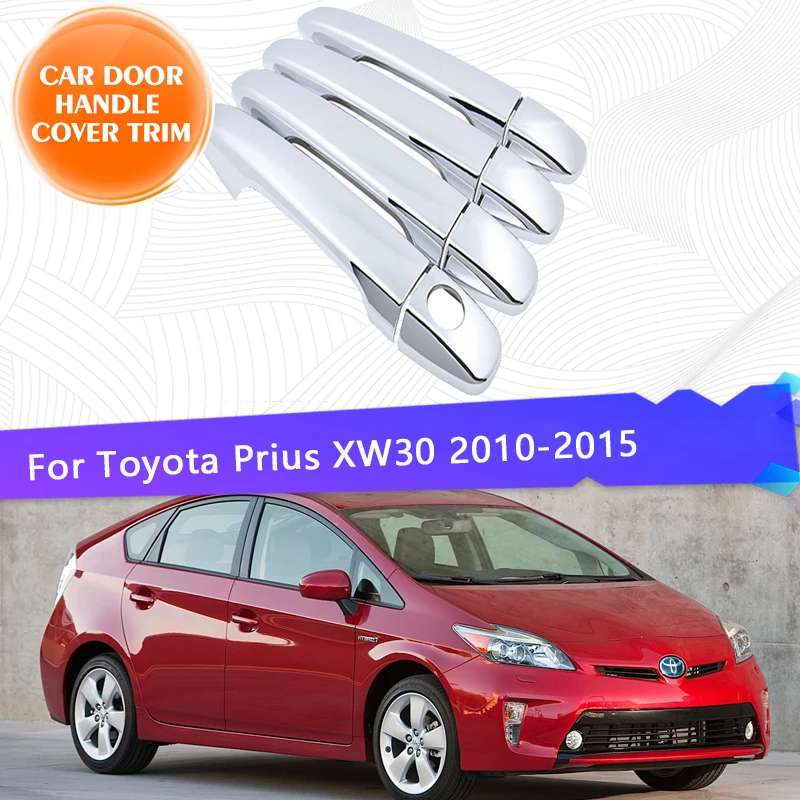 Хромированная накладка на дверную ручку автомобиля, Накладка для Toyota Prius XW30 2010 ~ 2015, водонепроницаемый комплект ABS, хромированный Стайлинг, Внешние детали, аксессуары
Хромированная накладка на дверную ручку автомобиля, Накладка для Toyota Prius XW30 2010 ~ 2015, водонепроницаемый комплект ABS, хромированный Стайлинг, Внешние детали, аксессуары