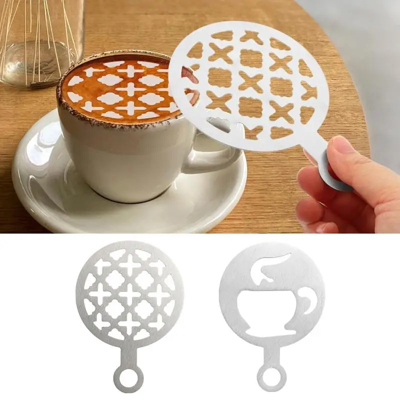 Coffee Stencils Latte Art Tools Stainless Steel Reusable Latte Art Barista Decorative Stencils Cappuccino Cake Art Tools
Coffee Stencils Latte Art Tools Stainless Steel Reusable Latte Art Barista Decorative Stencils Cappuccino Cake Art Tools