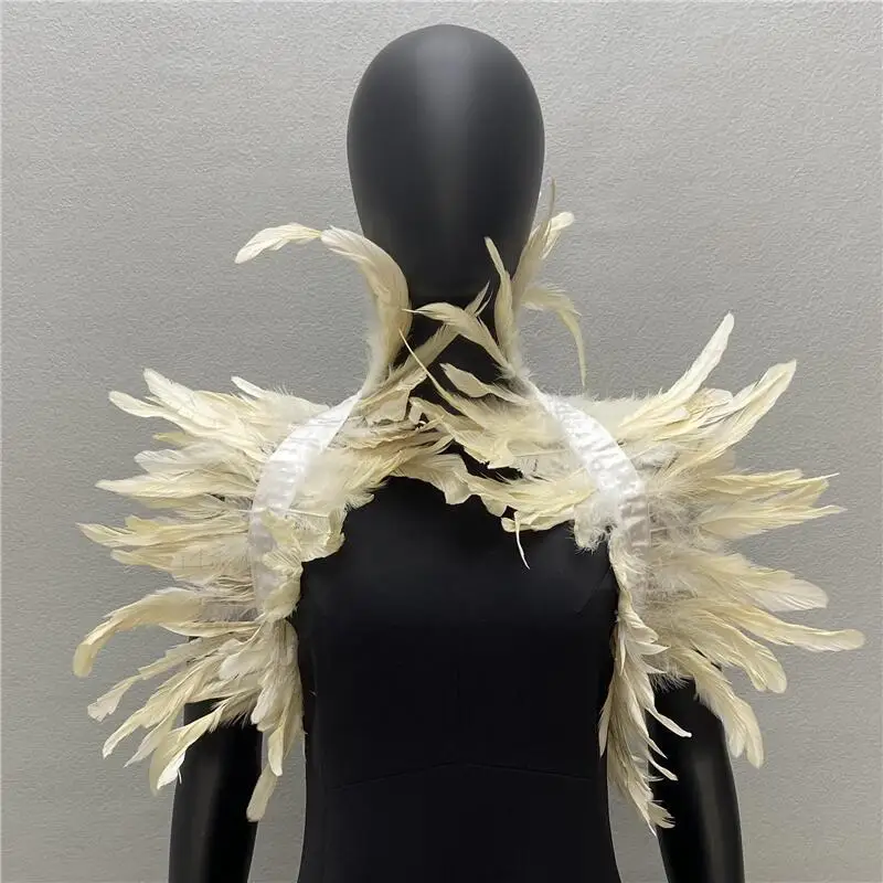 Fur Gothic Feather Shawl Makeup Ball Cloak Halloween Party Accessories Fake Neckband
Fur Gothic Feather Shawl Makeup Ball Cloak Halloween Party Accessories Fake Neckband