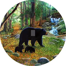 Early Morning Black Bear & Cubs Spare Tire COVER with Back UP Camera (Select Popular Sizes from Drop Down menu or Contact us
Early Morning Black Bear & Cubs Spare Tire COVER with Back UP Camera (Select Popular Sizes from Drop Down menu or Contact us
