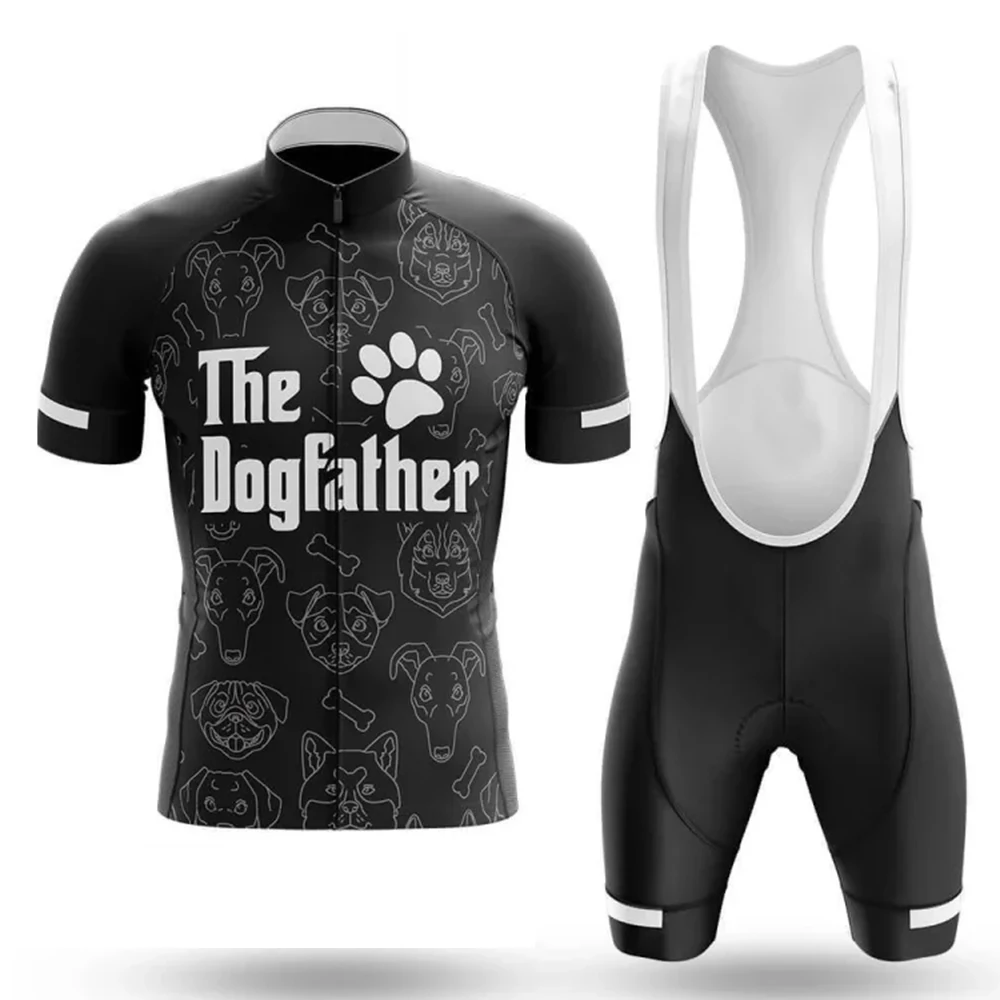 Men The DogFather Cycling Jersey Set Bib Shorts Suit Bicycle Wear MTB Downhill Road Bike Kits Clothing
Men The DogFather Cycling Jersey Set Bib Shorts Suit Bicycle Wear MTB Downhill Road Bike Kits Clothing