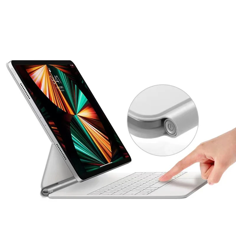 2022 New Magnetic Keyboard Magic Rechargeable Keyboard With Touch Backlight Wireless Connection For IPad
2022 New Magnetic Keyboard Magic Rechargeable Keyboard With Touch Backlight Wireless Connection For IPad