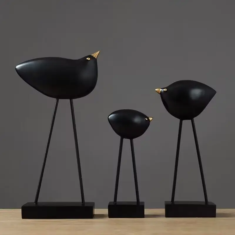 European Resin Bird Figurines Home Decor Creative Livingroom Statue Decoration Modern Simple Miniatures Accessories House Crafts
European Resin Bird Figurines Home Decor Creative Livingroom Statue Decoration Modern Simple Miniatures Accessories House Crafts