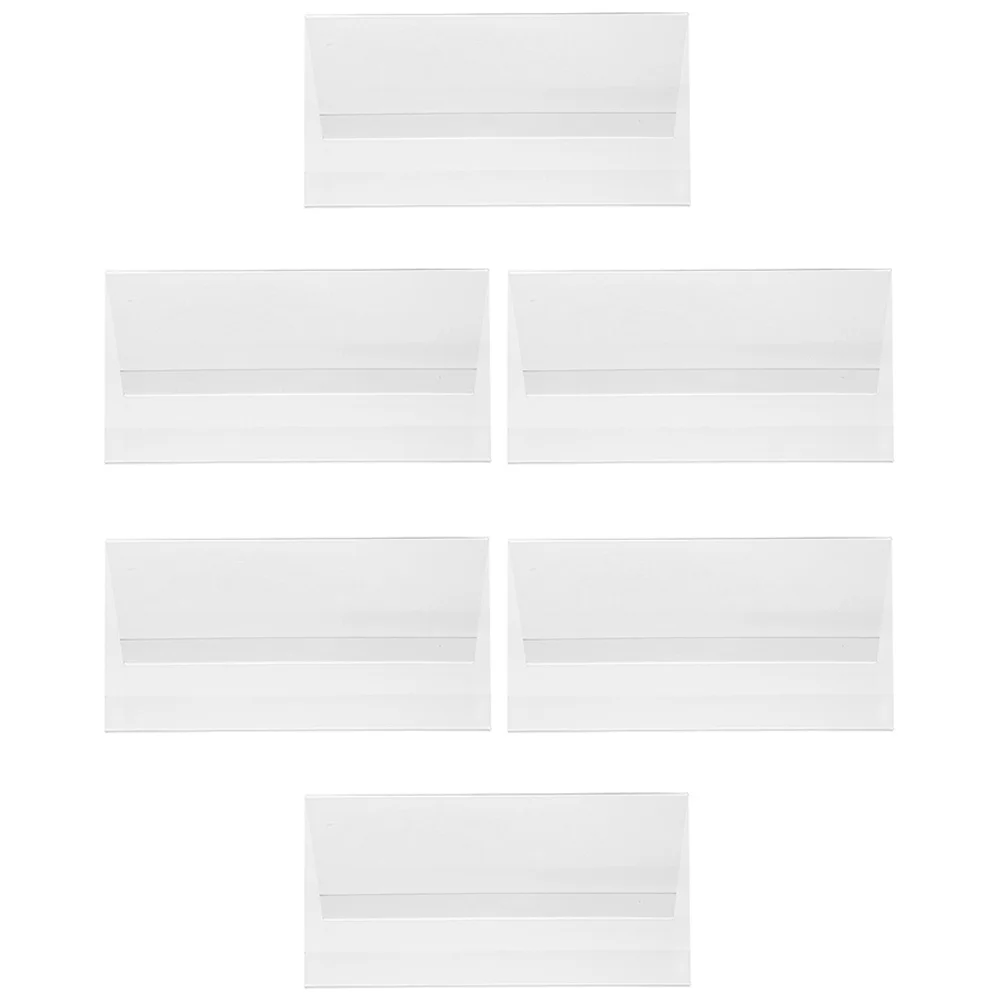 6 Pcs Table Number Conference Board Business Cards Name Label Stands Acrylic Wedding Signs
6 Pcs Table Number Conference Board Business Cards Name Label Stands Acrylic Wedding Signs