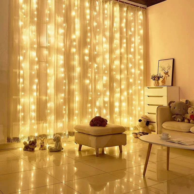 LED Christmas Lights USB Remote Fairy String Lights 3M 4M 6M Curtain Led Lights Christmas Decoration for Home New Year Garland
LED Christmas Lights USB Remote Fairy String Lights 3M 4M 6M Curtain Led Lights Christmas Decoration for Home New Year Garland