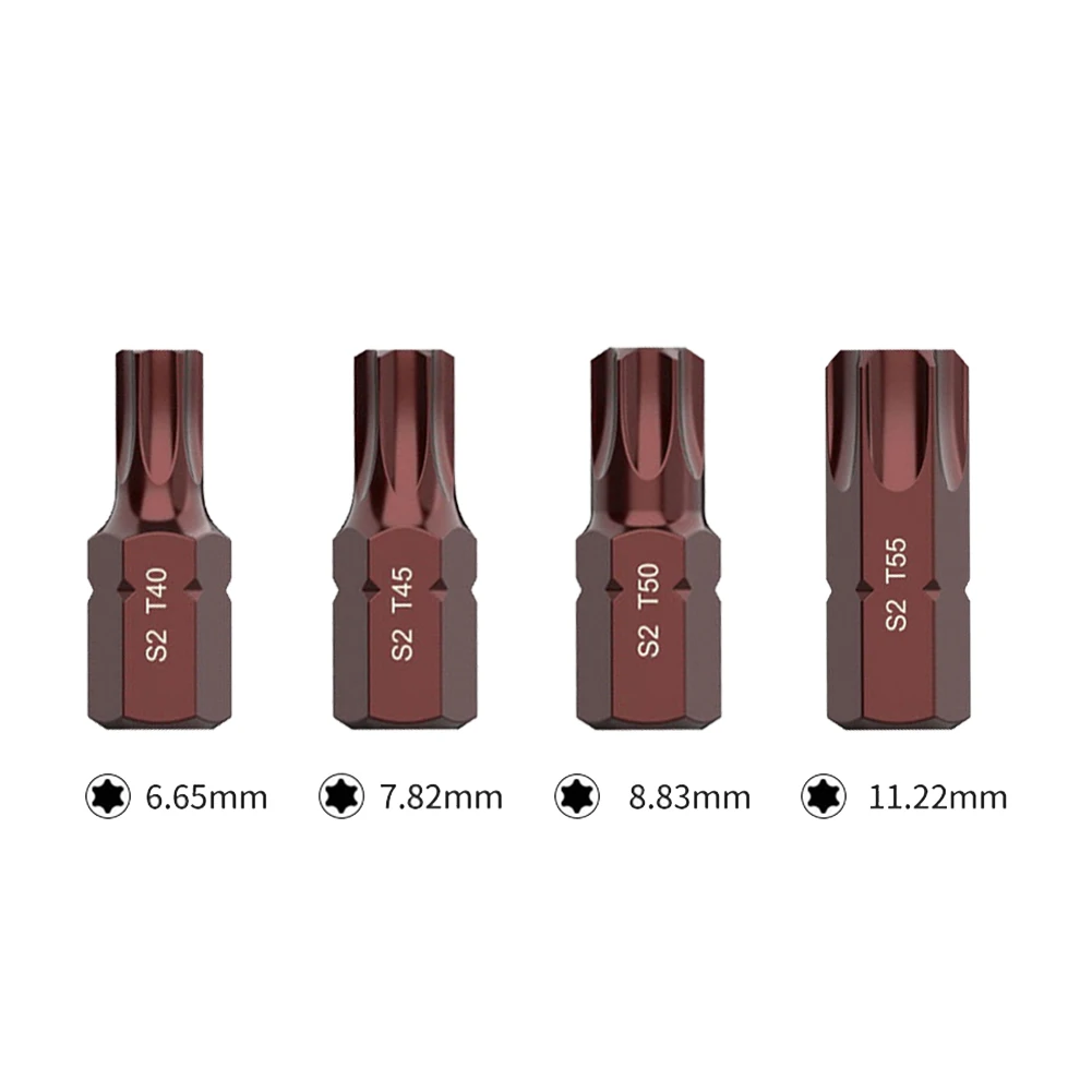 Long lasting and Wear resistant Electric Screwdriver Bit Set for Industrial Use Hex Shank Batch Head Bits (4pcs)
Long lasting and Wear resistant Electric Screwdriver Bit Set for Industrial Use Hex Shank Batch Head Bits (4pcs)