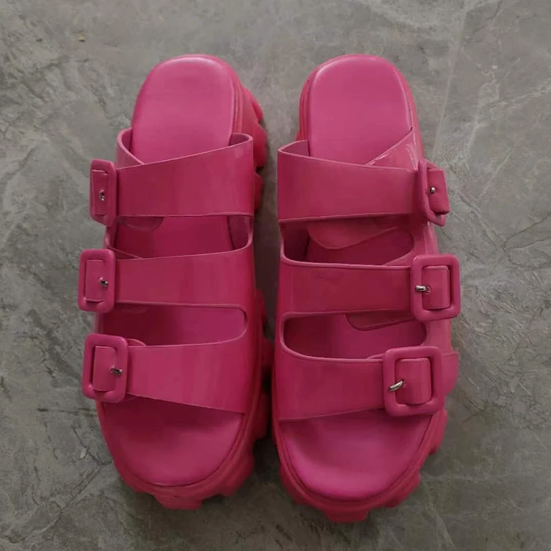 2023 Selling Women's Slippers Thick Sole Buckle Fashion Open Toe Roman Beach Sandal Summer Round Toe Comfortable Sandalias Mujer
2023 Selling Women's Slippers Thick Sole Buckle Fashion Open Toe Roman Beach Sandal Summer Round Toe Comfortable Sandalias Mujer