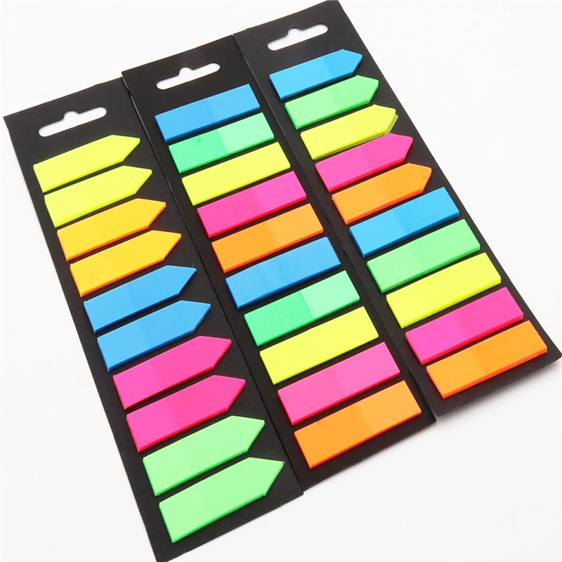 

200 sheets Posted it Transparent Sticky Note Notebook Memo Pad Clear Sticky Notes Index Tabs Bookmark Stationery Office Supplies