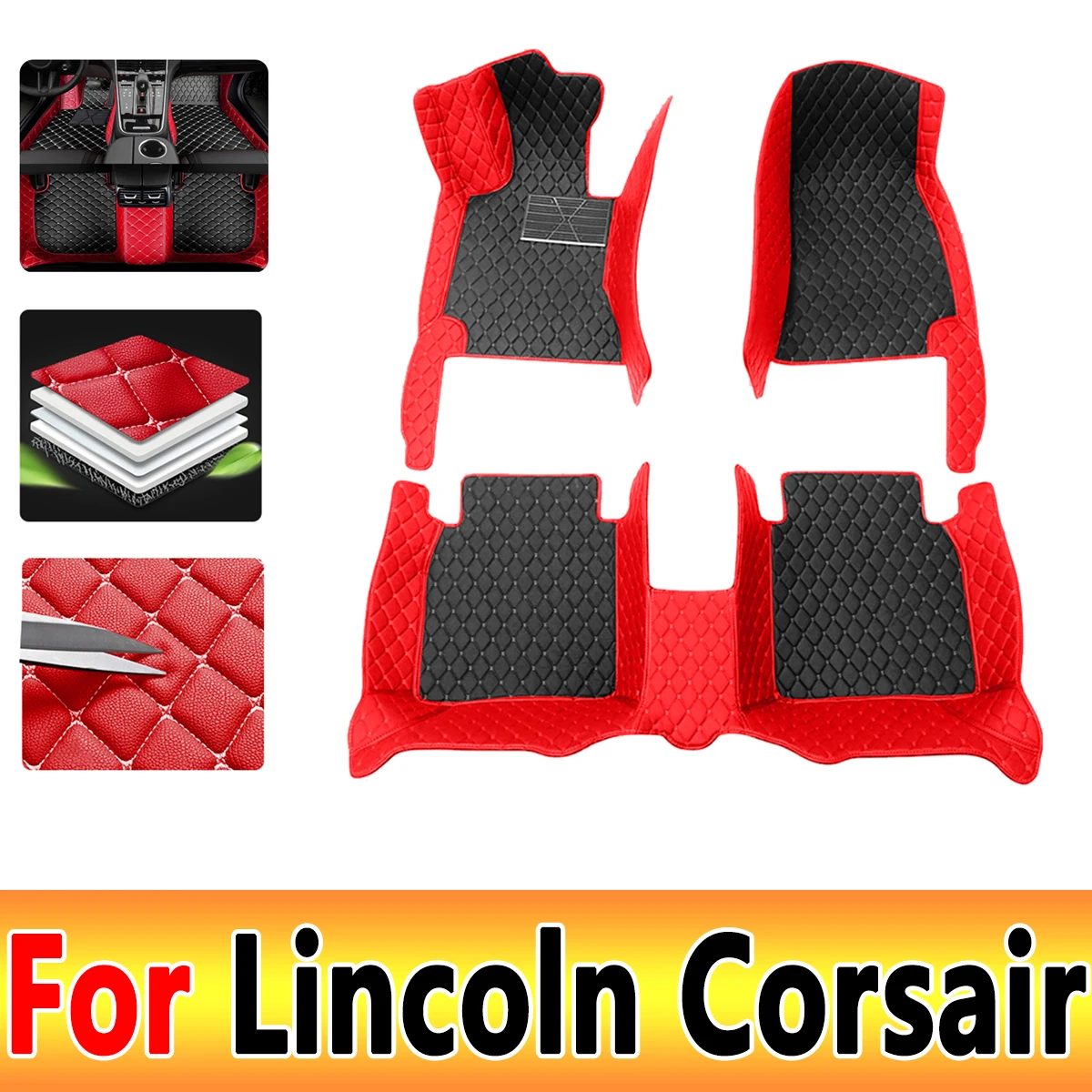 Автомобильные коврики для Lincoln Corsair 2020 2021, индивидуальные автомобильные накладки на ногу, аксессуары для интерьера
Автомобильные коврики для Lincoln Corsair 2020 2021, индивидуальные автомобильные накладки на ногу, аксессуары для интерьера