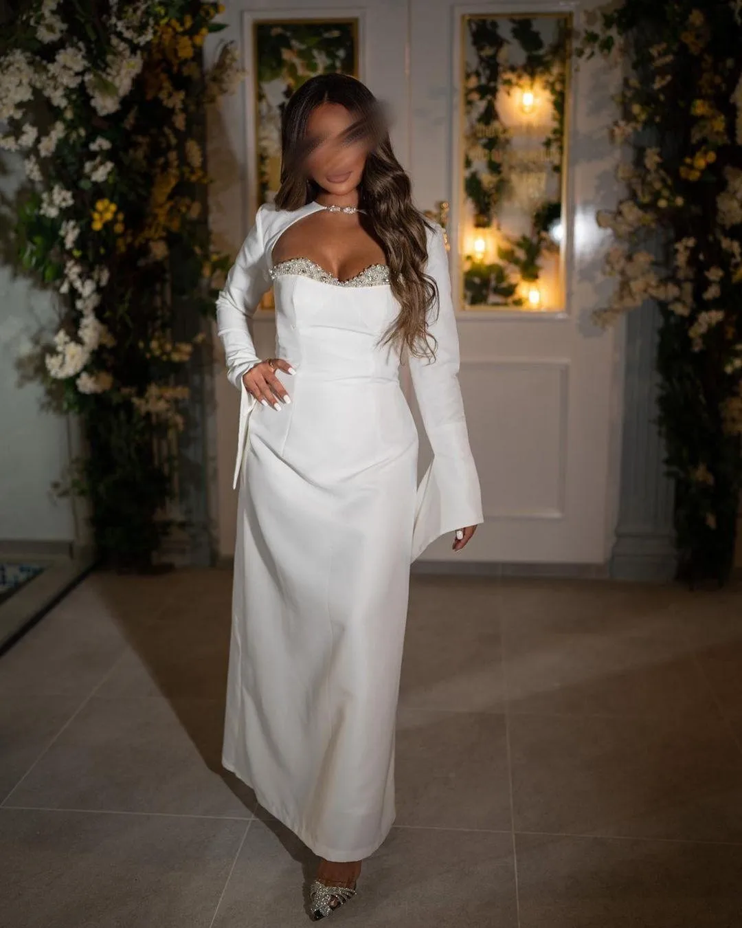 Carolina Formal Occasion Evening Dresses Sheath Beaded Sweetheart Prom Dresses with Long Sleeves Jacket Ankle LengthParty Dress
Carolina Formal Occasion Evening Dresses Sheath Beaded Sweetheart Prom Dresses with Long Sleeves Jacket Ankle LengthParty Dress