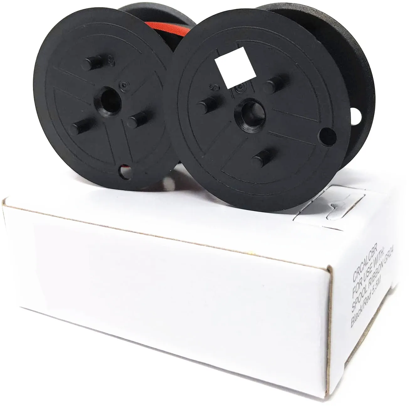 5PK Universal Typewriter Ribbon Twin Spool Typewriter Ribbon Twin Spool Replacement Pack for Most Typewriter (Red, Black) 12.7mm 
5PK Universal Typewriter Ribbon Twin Spool Typewriter Ribbon Twin Spool Replacement Pack for Most Typewriter (Red, Black) 12.7mm