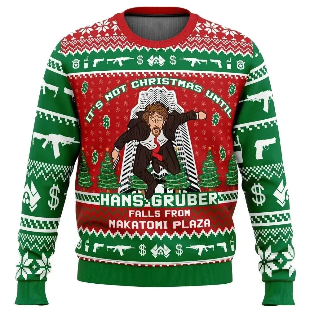 Hot selling new autumn and winter 3D Christmas anime print casual men's loose European size hoodie without hat round neck
Hot selling new autumn and winter 3D Christmas anime print casual men's loose European size hoodie without hat round neck
