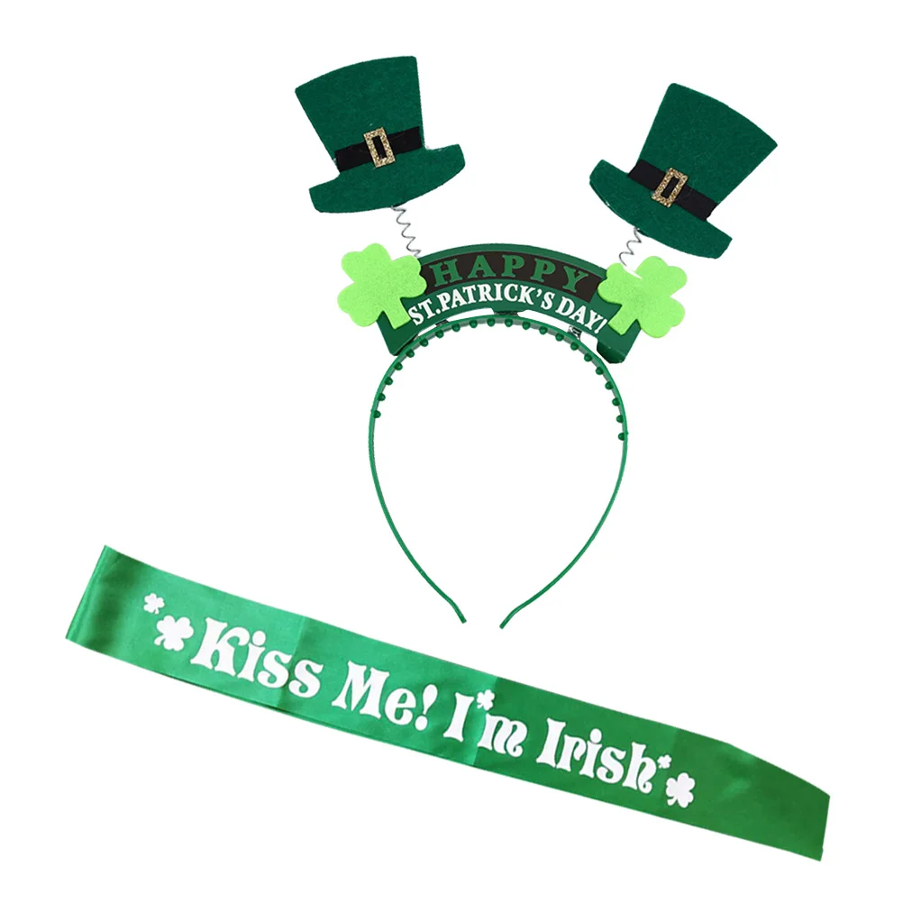 St Patricks Day Headband and Sash Set Sequin Shamrock Headdress Party Boppers Leprechaun Costume for Green Party Supplies ( and
St Patricks Day Headband and Sash Set Sequin Shamrock Headdress Party Boppers Leprechaun Costume for Green Party Supplies ( and