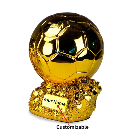 Europäischer Fußball Golden Ball Award Wettbewerb Ehre Belohnung sphärische Trophäe anpassbares Geschenk für Kinder Erwachsenen Wohnkultur Europäischer Fußball Golden Ball Award Wettbewerb Ehre Belohnung sphärische Trophäe anpassbares Geschenk für Kinder Erwachsenen Wohnkultur