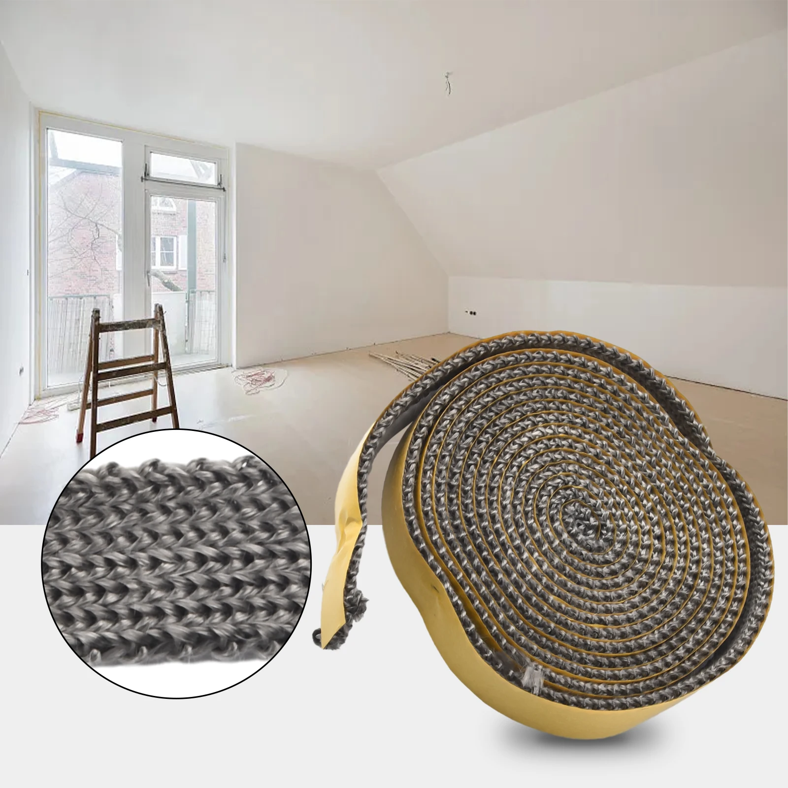 Sealing Strip Stove Rope Fiberglass Fireplace Glass Seal Lightweight Temperature Resistance 18mmx3mm Replacement
Sealing Strip Stove Rope Fiberglass Fireplace Glass Seal Lightweight Temperature Resistance 18mmx3mm Replacement