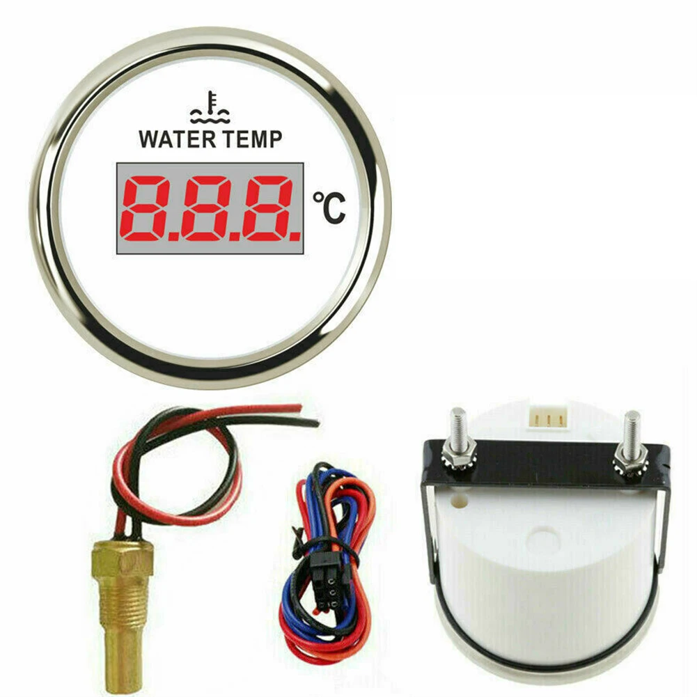 Reliable Water Temp Gauge 9 32VDC Operating Voltage Red+Orange Cables for Positive Connection Blue for Negative
Reliable Water Temp Gauge 9 32VDC Operating Voltage Red+Orange Cables for Positive Connection Blue for Negative
