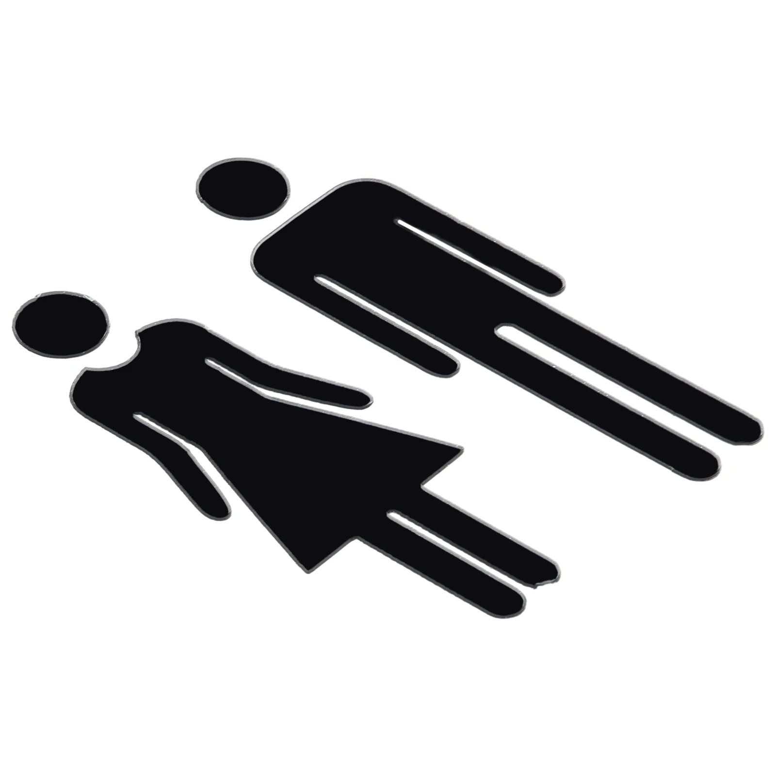 High Quality Brand New Sticker Toilet Sign WC Door Washroom 1 Pair 12cm 3D Acrylic Bathroom Signage Decals Décor
High Quality Brand New Sticker Toilet Sign WC Door Washroom 1 Pair 12cm 3D Acrylic Bathroom Signage Decals Décor