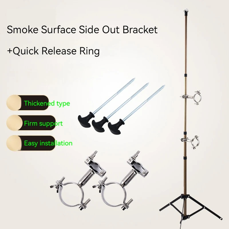 Outdoor camping wood stove chimney side exit bracket accessories double-end stainless steel support chimney pipe hoop snap pipe
Outdoor camping wood stove chimney side exit bracket accessories double-end stainless steel support chimney pipe hoop snap pipe