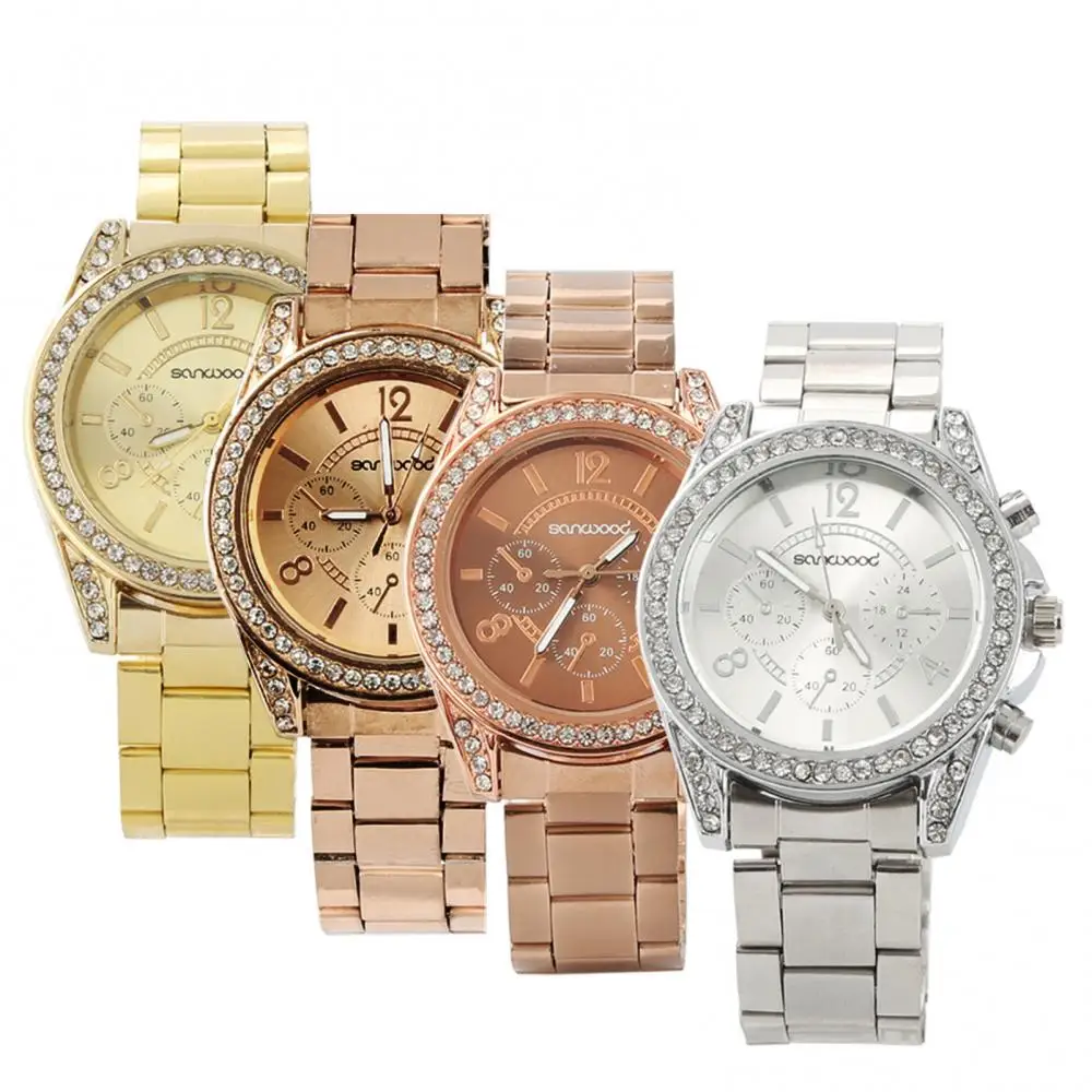Women Luxury Wrist Watches Fashion Shiny Rhinestone Stainless Steel Analog Quartz Wrist Watch Casual Ladies Watches
Women Luxury Wrist Watches Fashion Shiny Rhinestone Stainless Steel Analog Quartz Wrist Watch Casual Ladies Watches