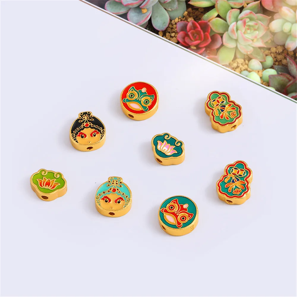 Strong Color Protection Sand Gold DIY Accessories Facial Mask Lotus Back Cloud Gourd Fulu Through Hole Bracelet Jewelry Material
Strong Color Protection Sand Gold DIY Accessories Facial Mask Lotus Back Cloud Gourd Fulu Through Hole Bracelet Jewelry Material