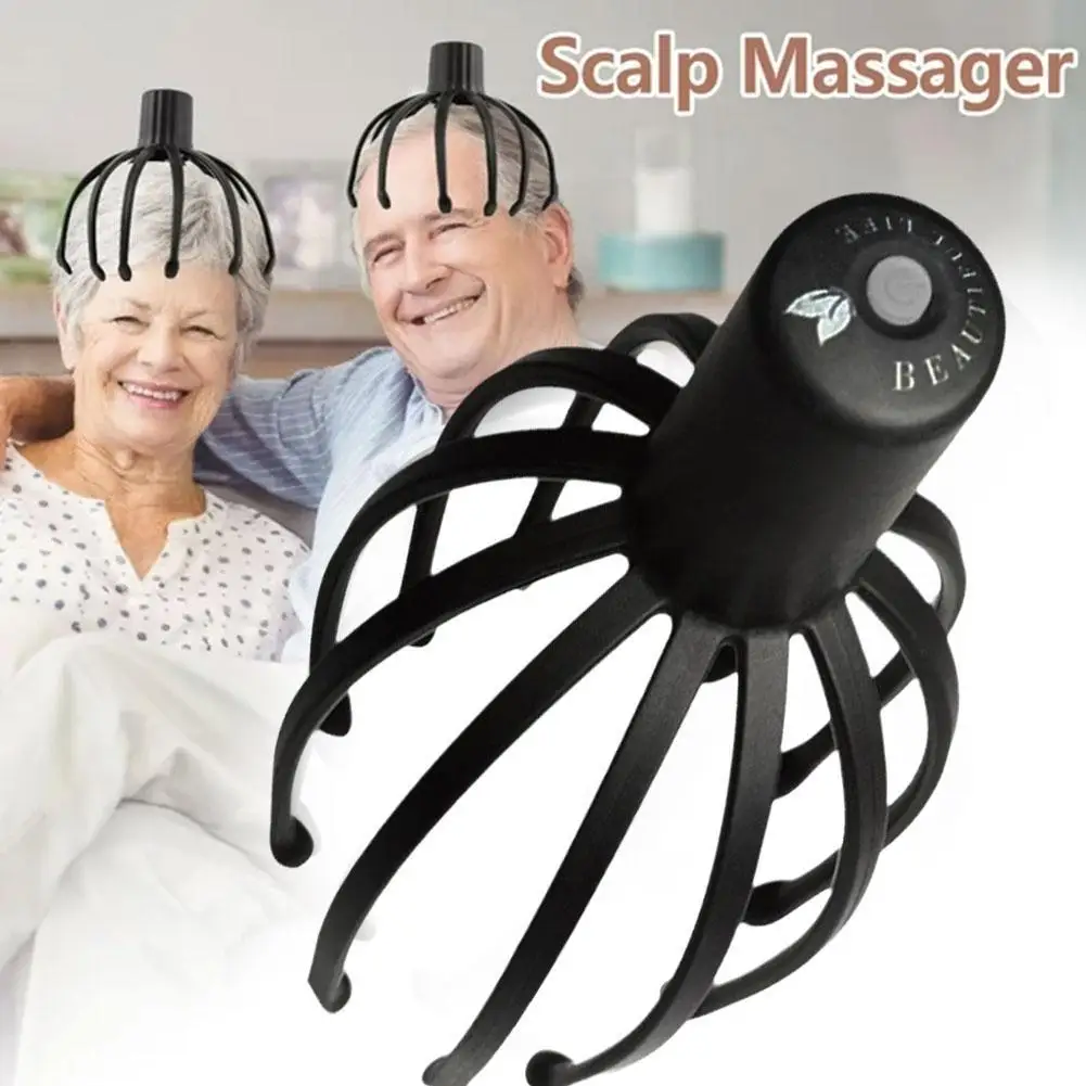 Head Massager Scalp 8 Claws Neck Comb Roller 8 Finger Steel Ball Hand Held Relax Spa Hair Care For Growth Stress Relief
Head Massager Scalp 8 Claws Neck Comb Roller 8 Finger Steel Ball Hand Held Relax Spa Hair Care For Growth Stress Relief