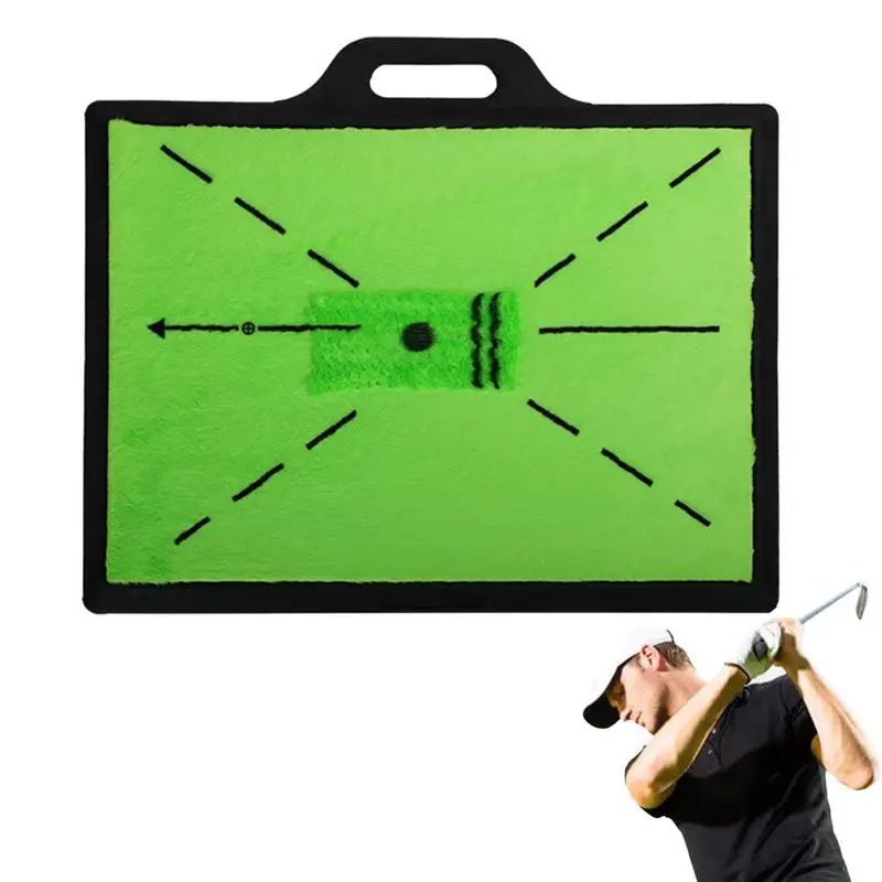 

Impact Golf Mat Practice Golf Mat Portable Golf Training Pads For Swing Detection Analysis Path And Correct Hitting Posture