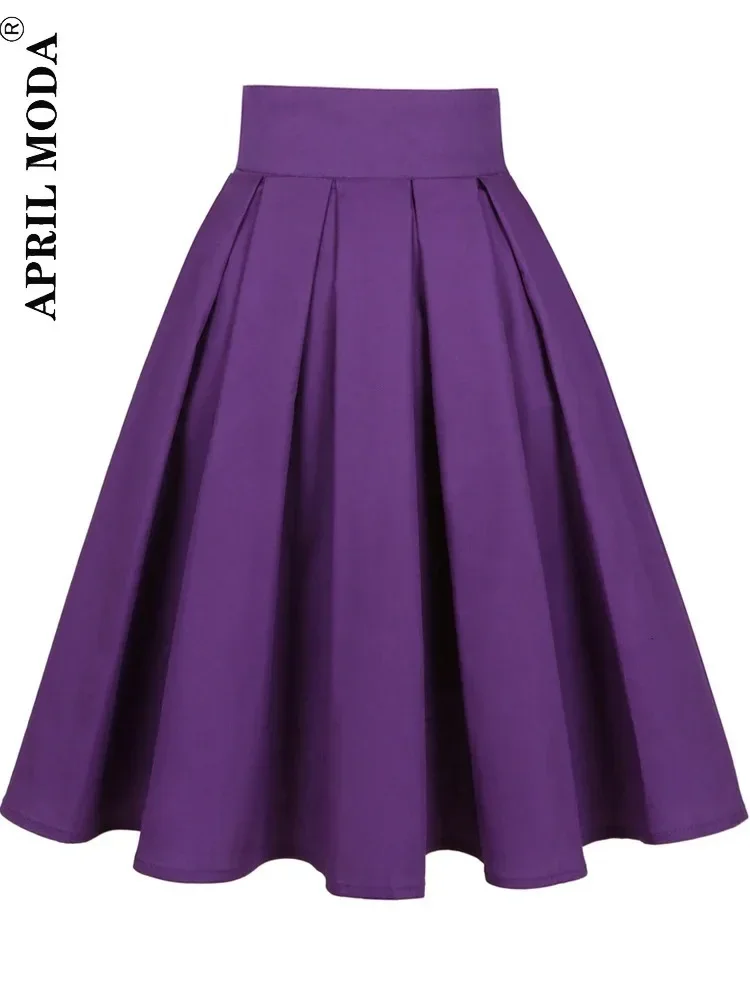 Женская винтажная юбка с высокой талией, фиолетовая, черная, розовая юбка в стиле Харадзюку 50-60-х годов, модная короткая туника, однотонные Юбки миди с принтом, новинка 2024
Женская винтажная юбка с высокой талией, фиолетовая, черная, розовая юбка в стиле Харадзюку 50-60-х годов, модная короткая туника, однотонные Юбки миди с принтом, новинка 2024