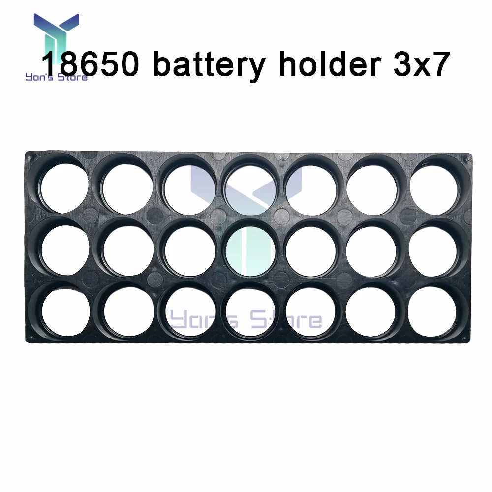 3x7 Cell 18650 Batteries Holder Spacer Radiating Shell Pack Plastic Heat battery Holder Bracket Black
3x7 Cell 18650 Batteries Holder Spacer Radiating Shell Pack Plastic Heat battery Holder Bracket Black