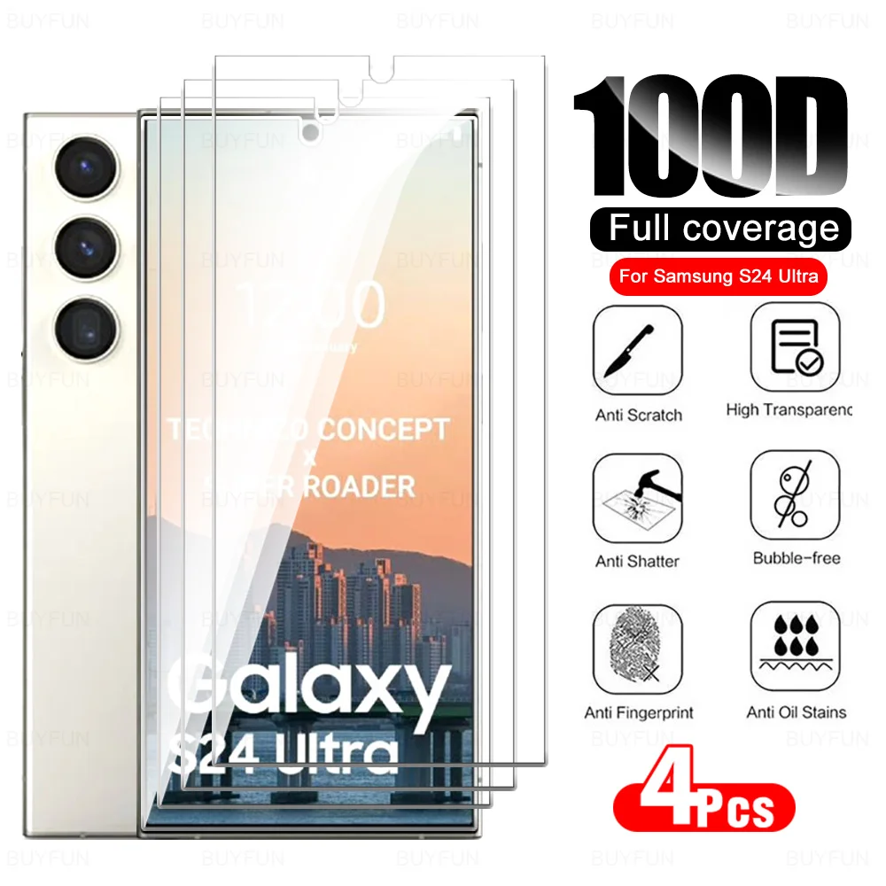 4 шт., Защита экрана для Samsung Galaxy S24 Ultra S24 + защитный чехол из закаленного стекла для SamsungS24 Plus S 24 S24Ultra S24Plus
4 шт., Защита экрана для Samsung Galaxy S24 Ultra S24 + защитный чехол из закаленного стекла для SamsungS24 Plus S 24 S24Ultra S24Plus