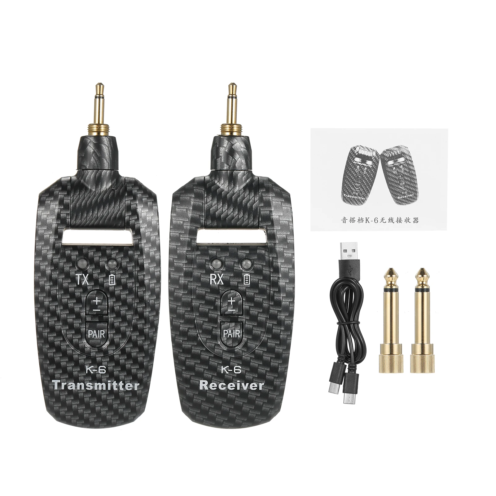 Portable UHF Wireless Guitar Transmitter and Receiver Set 50M Transmission Range Audio Wireless System for Bass Guitar Violin
Portable UHF Wireless Guitar Transmitter and Receiver Set 50M Transmission Range Audio Wireless System for Bass Guitar Violin