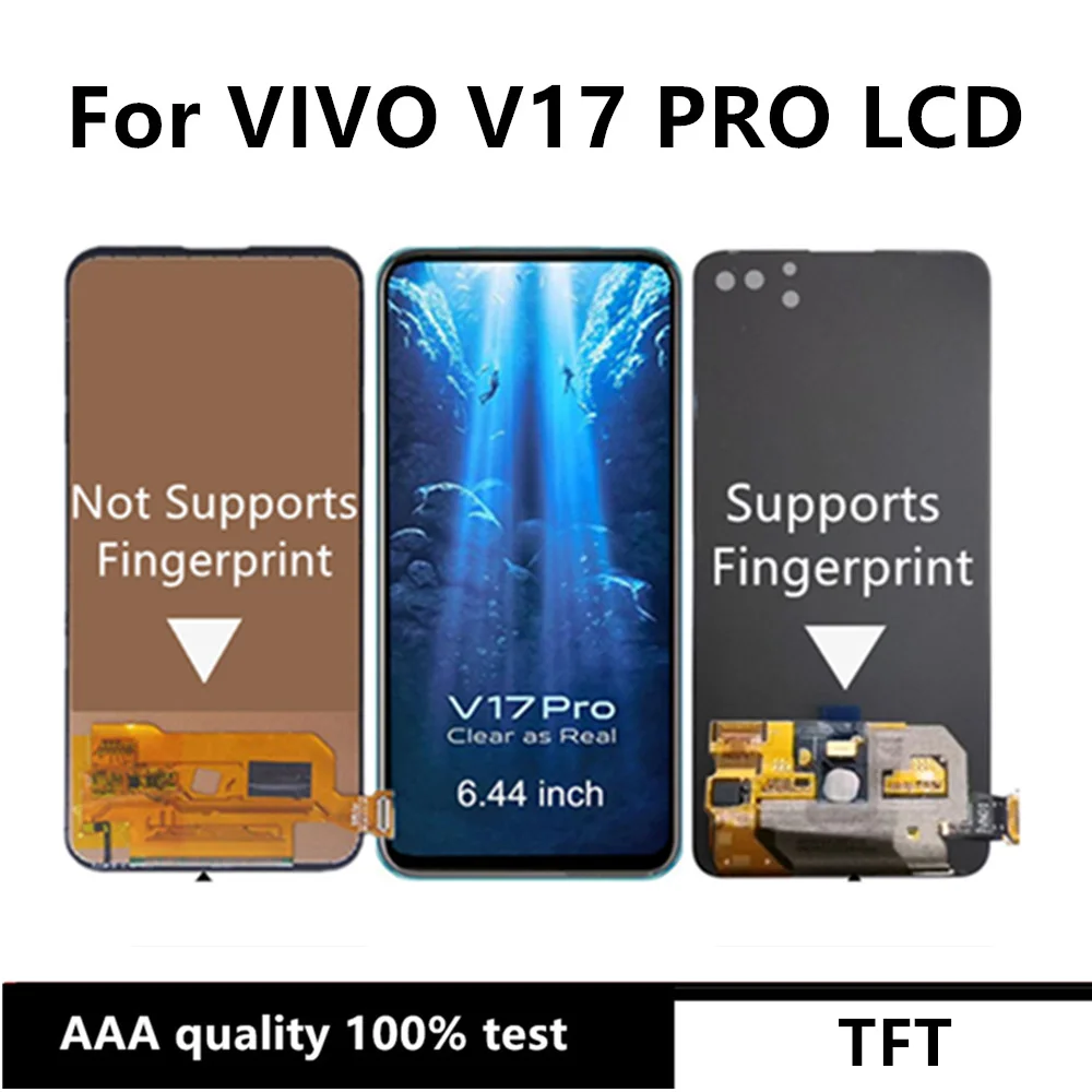 LCD Display Touch Screen Assembly Replacement, 6.44 ", Accessory for VIVO V17 PRO
LCD Display Touch Screen Assembly Replacement, 6.44 ", Accessory for VIVO V17 PRO