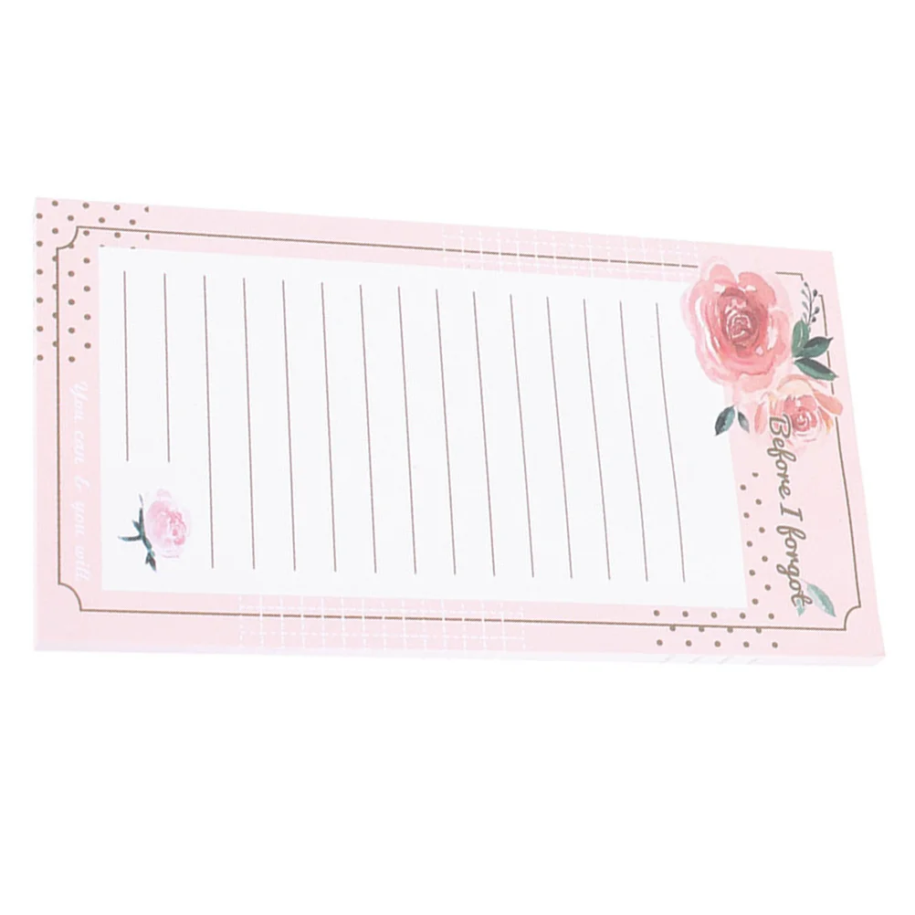

1 Book Grocery List Magnet Pad for Fridge Magnetic Memo Pad Convenient Magnetic Backing Notepad