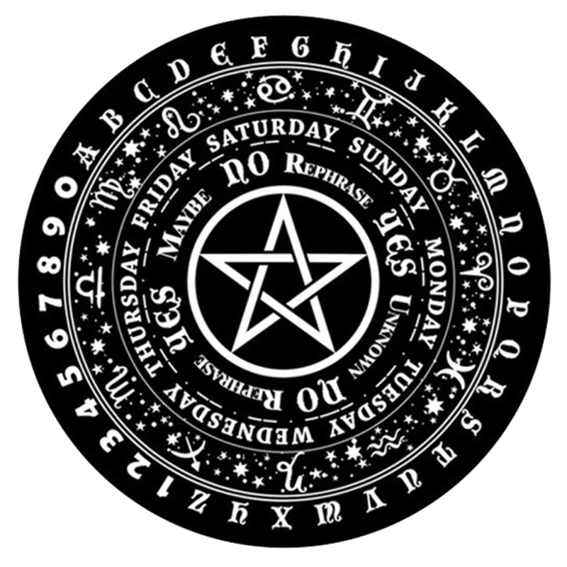 F1FD Pendulum Board Dowsing Divination Board Astrology Pad Rubber Board Message Board
F1FD Pendulum Board Dowsing Divination Board Astrology Pad Rubber Board Message Board