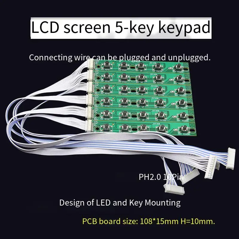 Design of 5-key patch for MR5 LCD keypad General purpose driver keypad OSD control panel
Design of 5-key patch for MR5 LCD keypad General purpose driver keypad OSD control panel