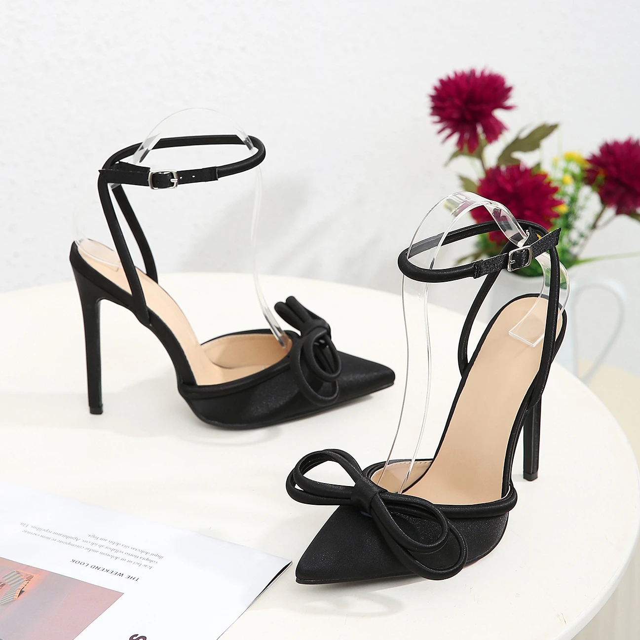 New Summer Women's High Heels Bow Shallow High Heels Open Toe Sandals Versatile Party High Heel Sandals
New Summer Women's High Heels Bow Shallow High Heels Open Toe Sandals Versatile Party High Heel Sandals