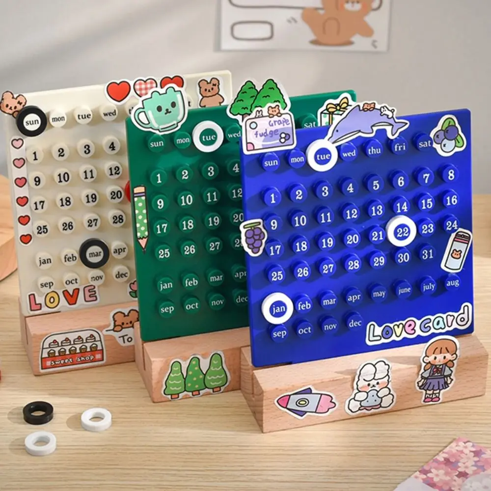Manual DIY Ring Perpetual Calendar High Quality with Stickers 3 Ring Date Record Home Decoration Desk Calendario Home Office
Manual DIY Ring Perpetual Calendar High Quality with Stickers 3 Ring Date Record Home Decoration Desk Calendario Home Office