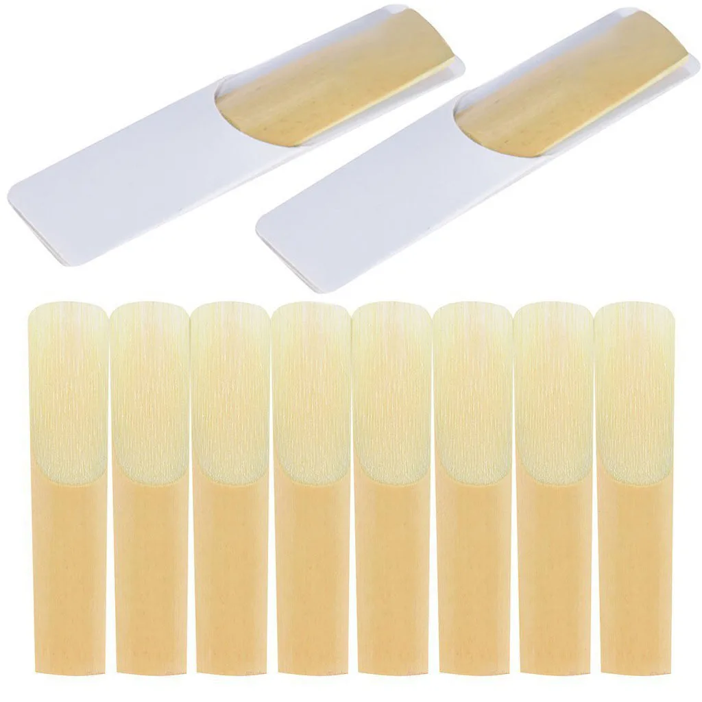 10Pcs Alto Saxophone Reed 7.1*1.45*0.35cm Accessories Instrument Light Yellowm Parts Sax Strength 2.5 Strength Brand New
10Pcs Alto Saxophone Reed 7.1*1.45*0.35cm Accessories Instrument Light Yellowm Parts Sax Strength 2.5 Strength Brand New