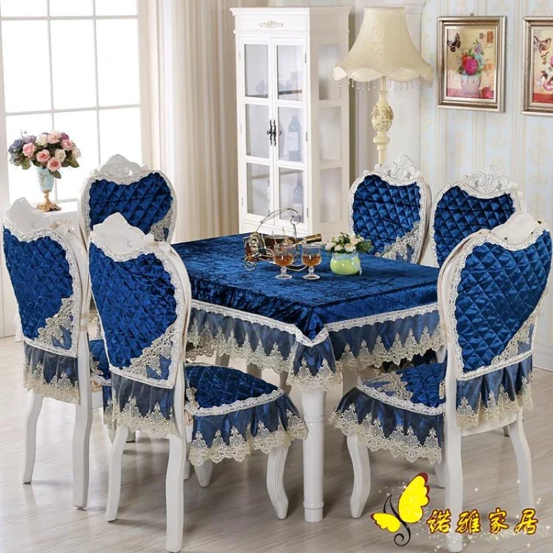 

Blue Tablecloth Rectangular Cloth Cotton Table Cloth Dustproof Table Cover Square Splicing Tablecloths for Wedding Party Home A