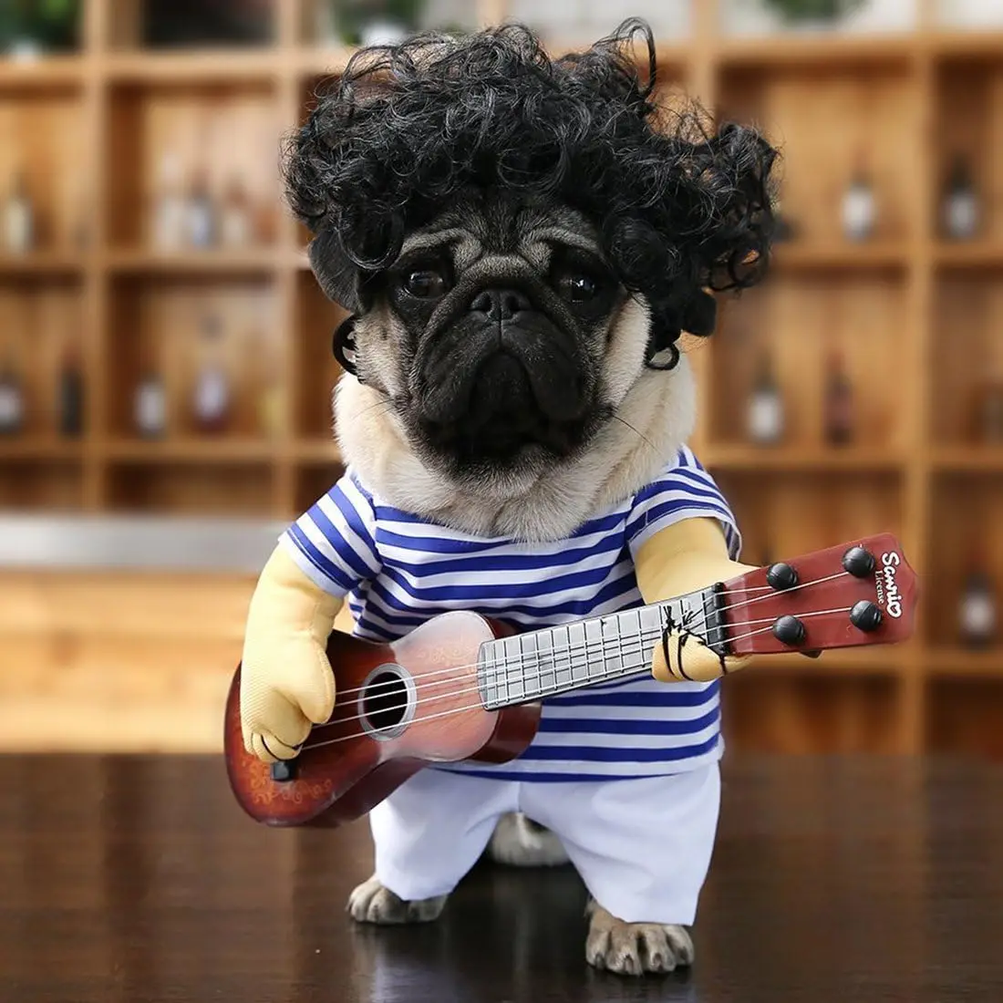 Pet Guitar Costume Dog Costumes Guitarist Player Outfits for Halloween Christmas Cosplay Party Funny Cat Clothes Dog Accessories
Pet Guitar Costume Dog Costumes Guitarist Player Outfits for Halloween Christmas Cosplay Party Funny Cat Clothes Dog Accessories