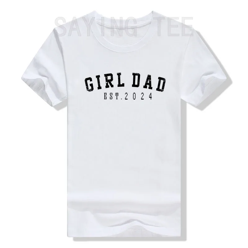 Mens Fashion Girl Dad Est 2024 Daddy To Be Gifts Father's Day New Baby Girl T-Shirt Cool Pregnancy Announcement Graphic Tee Tops
Mens Fashion Girl Dad Est 2024 Daddy To Be Gifts Father's Day New Baby Girl T-Shirt Cool Pregnancy Announcement Graphic Tee Tops