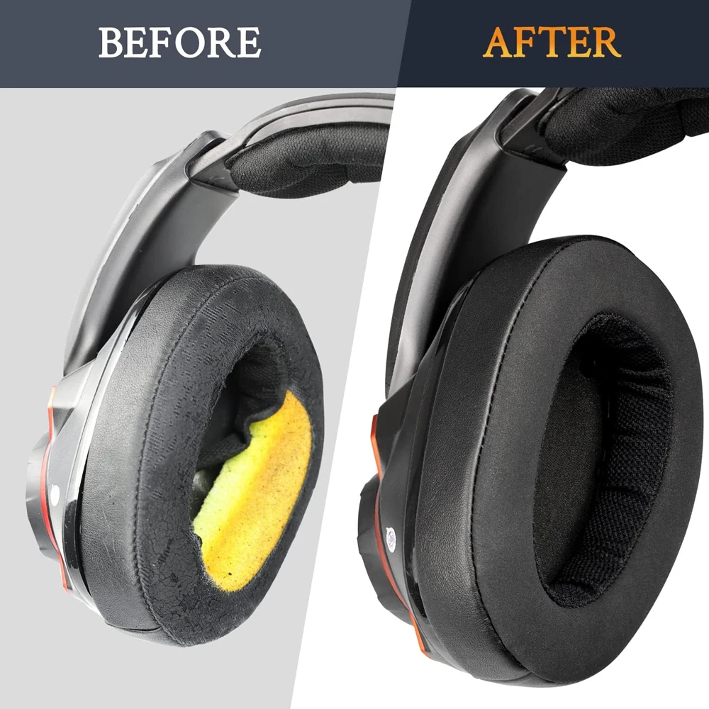 Earphone pads For Sennheiser EPOS GSP500 GSP550 GSP600 GSP601 GSP602 GSP670 GSA H6 PRO replacement Earpads Memory Covers Sponge Earphone pads For Sennheiser EPOS GSP500 GSP550 GSP600 GSP601 GSP602 GSP670 GSA H6 PRO replacement Earpads Memory Covers Sponge